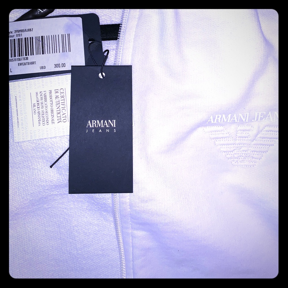 Armani Jean Double zipper Jacket